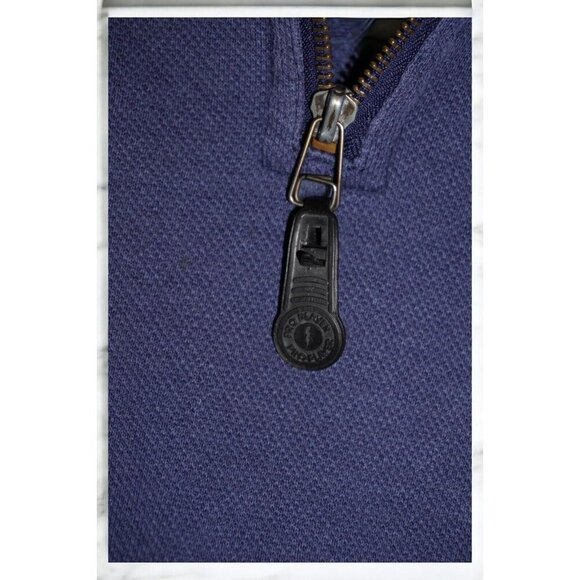 Vintage Notre Dame Pro Player Quarter Zip Sweatshirt – Size Medium Classic navy - Picture 6 of 16